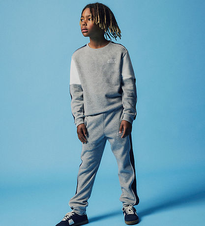 Name It Bluse - NkmRicce - Grey Melange