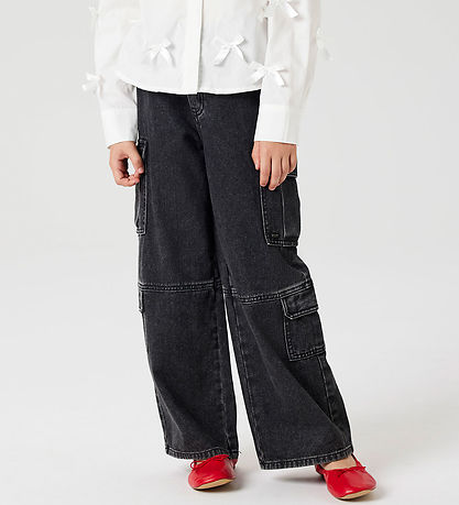 Name It Jeans - Wide - Noos - NkfBella - Black Denim