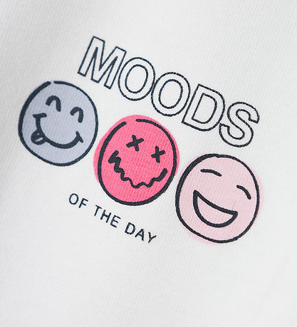 Name It Blouse - Moods - NkfVix - Bright White w. Print