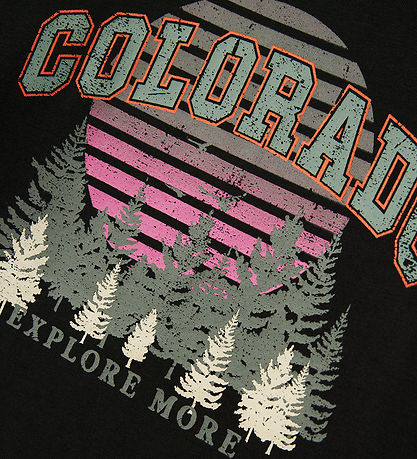 Name It Blouse - Colorado - NkfVix - Black w. Print