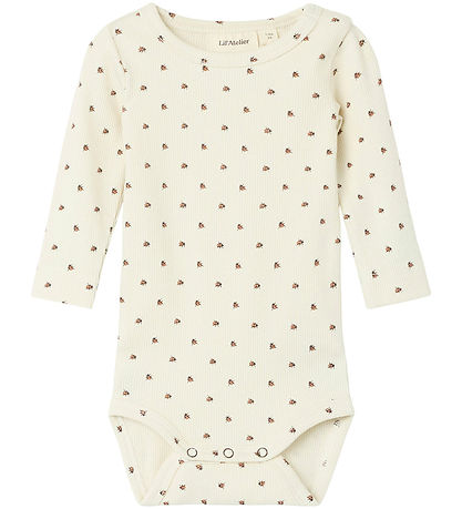 Lil' Atelier Bodysuit l/s - Ladybook - NbmLago - Turtledove