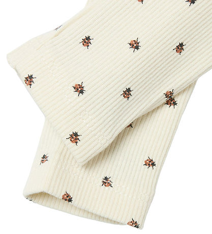 Lil' Atelier Leggings - Ladybug - Slim Rib - NbnLago - Turtledov