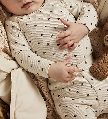 Lil' Atelier Leggings - Ladybug - Slim Rib - NbnLago - Turtledov