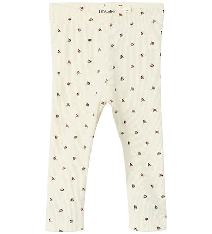 Lil' Atelier Leggings - Ladybug - Slim Rib - NbnLago - Turtledov