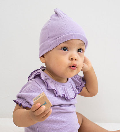 Minimalisma Beanie - Rib - Nope - Lilac