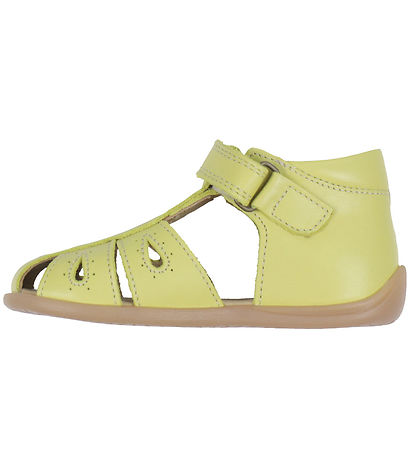 Pom Pom Sandals - Starters Drops Velcro - Light Lemon