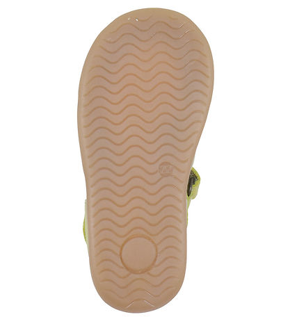 Pom Pom Sandals - Starters Drops Velcro - Light Lemon