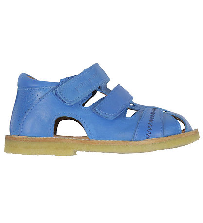 Pom Pom Sandals - Classic+ Rub Sole Closed Two Velcro - Bright B