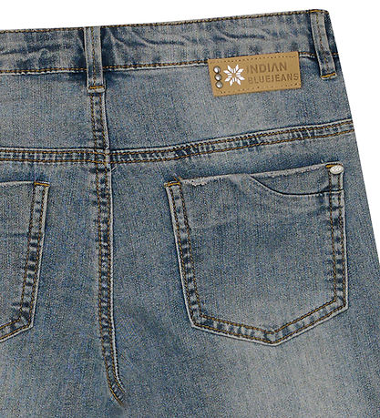 Indisch Blue Jeans Jeans - Weite Passform - Beschädigt Light Den