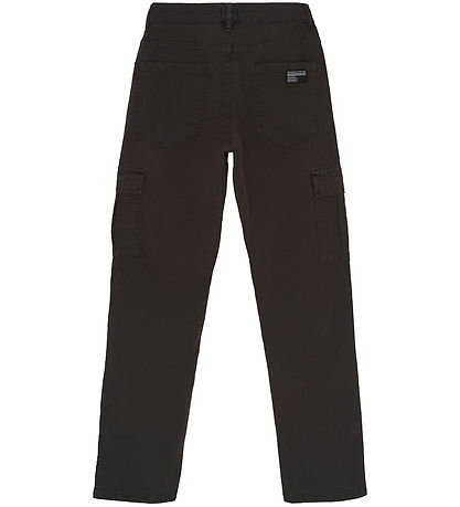 Intialainen Blue Jeans Housut - Leveä lasti - Antra Ash