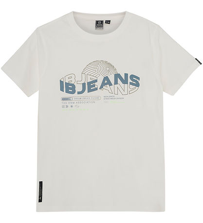 Indianer Blue Jeans T-Shirt - Weiß m. Print