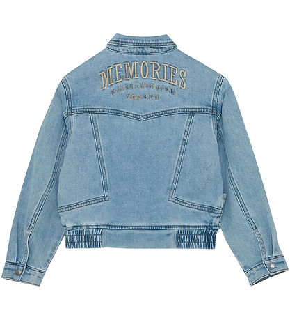 Indiska Blue Jeans Jeansjacka - Light Denim Blue