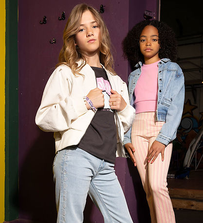Indiska Blue Jeans Jeansjacka - Light Denim Blue