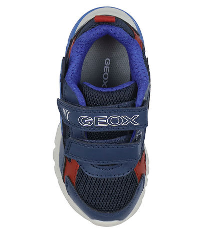 Geox Blinkschuhe - J Ciberdron - Navy/Rot