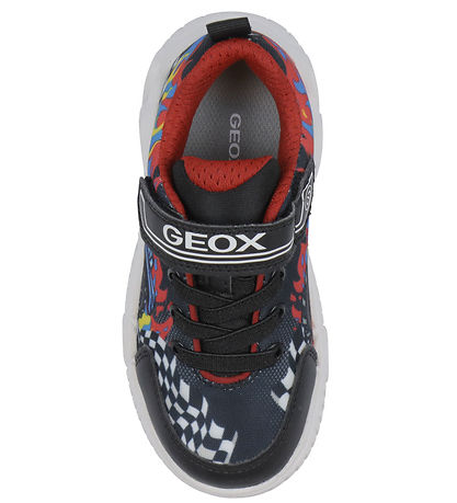 Geox Blinkschuhe - J Wroom - Schwarz/Rot