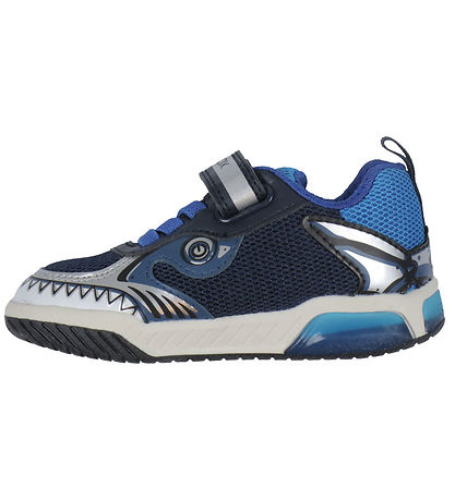 Geox Ljósaskór - J Inek B. D - Dökkblátt/Light Blue