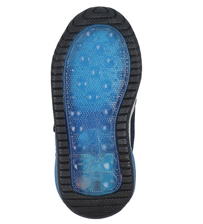 Geox Ljósaskór - J Inek B. D - Dökkblátt/Light Blue