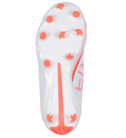 Puma Fußballschuhe - Ultra 5 Play V FG/AG Jr - Weiß/Schwarz/Glow