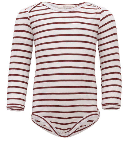 Minimalisma Romper L/æ - Bono - Zijde/Katoen - Hibiscusstrepen