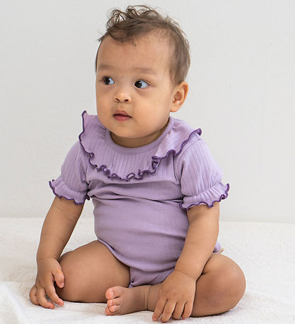 Minimalisma Bodysuit k/æ - Rib - Nynne - Lilac