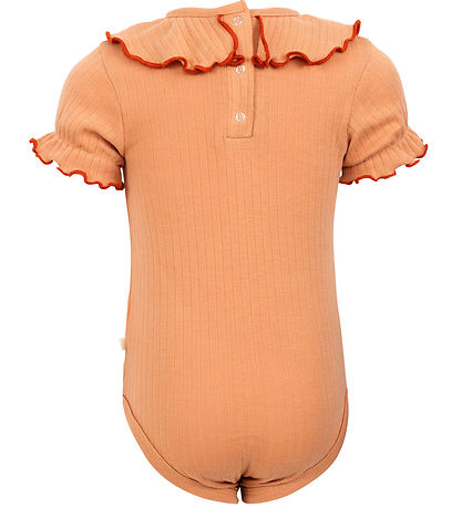 Minimalisma Bodysuit k/æ - Rib - Nynne - Peach