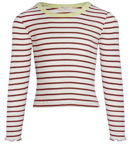 Minimalisma Bluse - Rib - Seide/Baumwolle - Bardot - Hibiskusstr