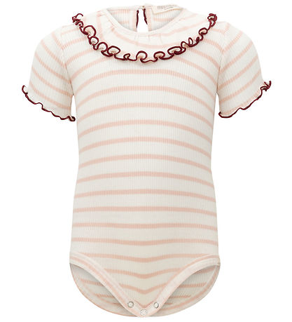 Minimalisma Romper k/æ - Rib - Zijde/Katoen - Sweet Strepen