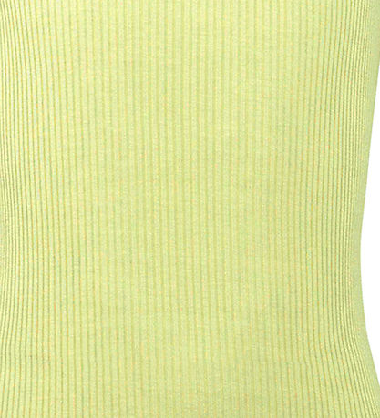 Minimalisma Bluse - Rib - Seide/Baumwolle - Bergen - Limette