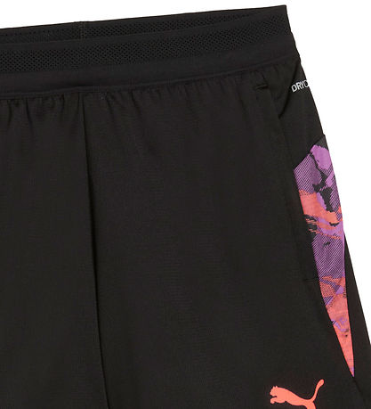 Puma Shorts - IndividualCUP Jr - Black w. Print