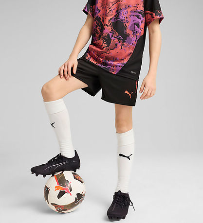 Puma Shorts - IndividualCUP Jr - Black w. Print