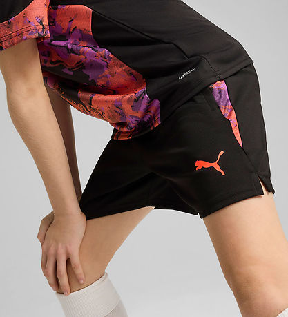 Puma Shorts - IndividualCUP Jr - Black w. Print