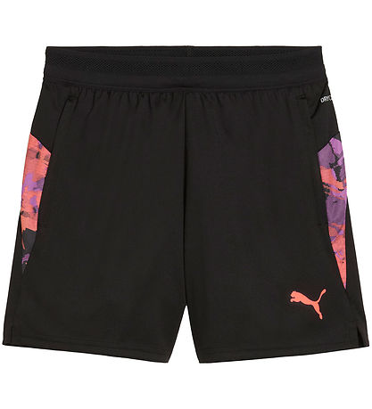 Puma Shorts - IndividualCUP Jr - Black w. Print