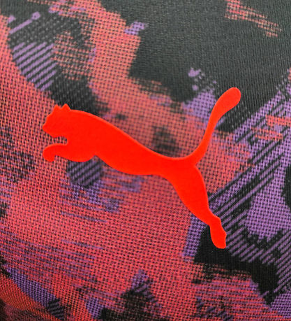 Puma Stuttermabolur - Einstaklingsbikar Jr - Svart M. Prentað