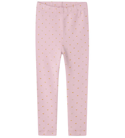 Name It Leggings - NmfSophie - Corsage w. Hearts