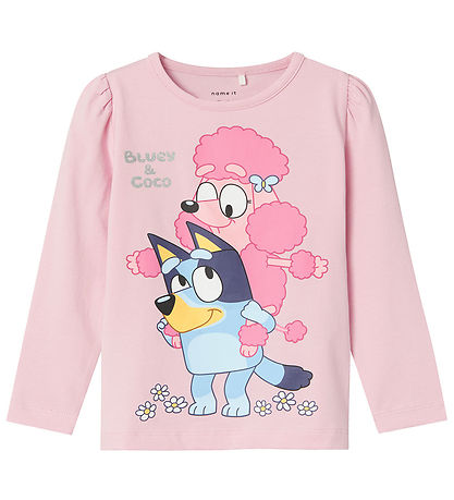 Name It Blouse - NmfOddny Bluey - Corsage w. Print