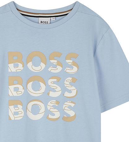 BOSS T-shirt - Persian Blue w. Print