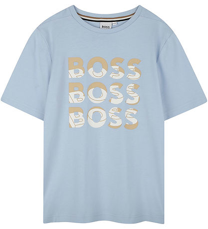 BOSS T-shirt - Persian Blue w. Print