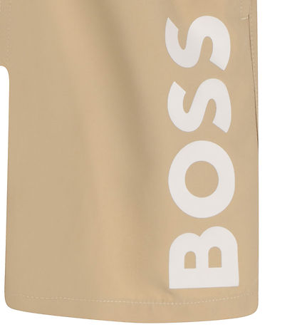 BOSS Sund stuttbuxur - Stone M. Hvítur