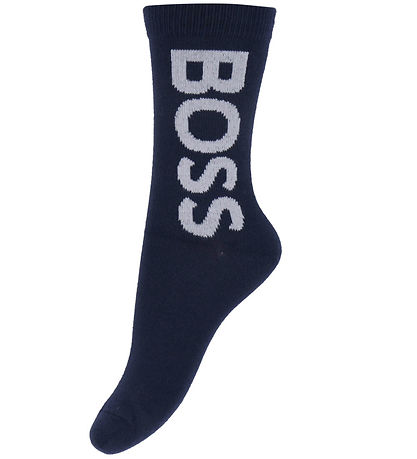 BOSS Socken - 2er-Pack - Navy m. Weiß
