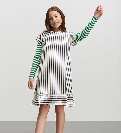 Mads Nørgaard Bluse - Rib - Classic+ Stripe Talika - Vanilla Ice