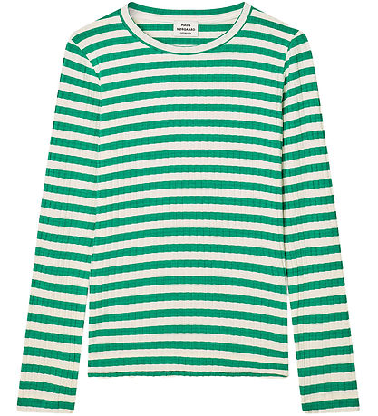 Mads Nørgaard Bluse - Rib - Classic+ Stripe Talika - Vanilla Ice