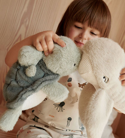 Liewood Soft Toy - Berto & Baby Turtle - 25 cm - Faune Green