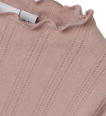 Name It Blússa - NmfRaria - Pale Mauve M. Mynsturprjón