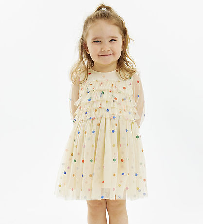 The New Siblings Dress - TnstNarian - Tulle - White Swan/Dots