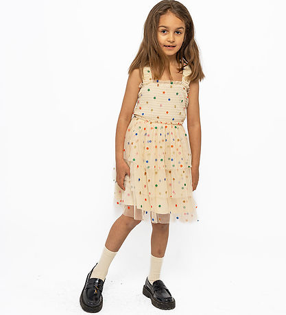 The New Kleid - TnNaria - Tüll - White Swan/Punkte