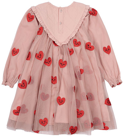 The New Siblings Kleid - TnstNicoline - Tüll - Adobe Rose/Rot Hj