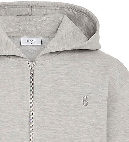 Grunt Cardigan - GrEd - Gråmelerad