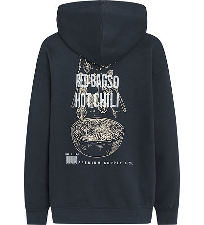 Grunt Kapuzenpullover - GrMarlo - Navy m. Print