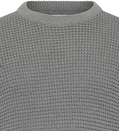 Grunt Bluse - Strick - GrAnker - Grau Meliert