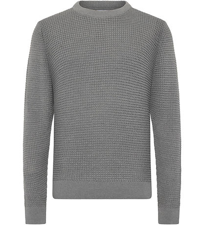 Grunt Bluse - Strick - GrAnker - Grau Meliert
